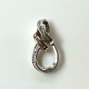 Sterling 14K Diamond Pendant